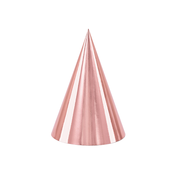 Party Hats Rose Gold